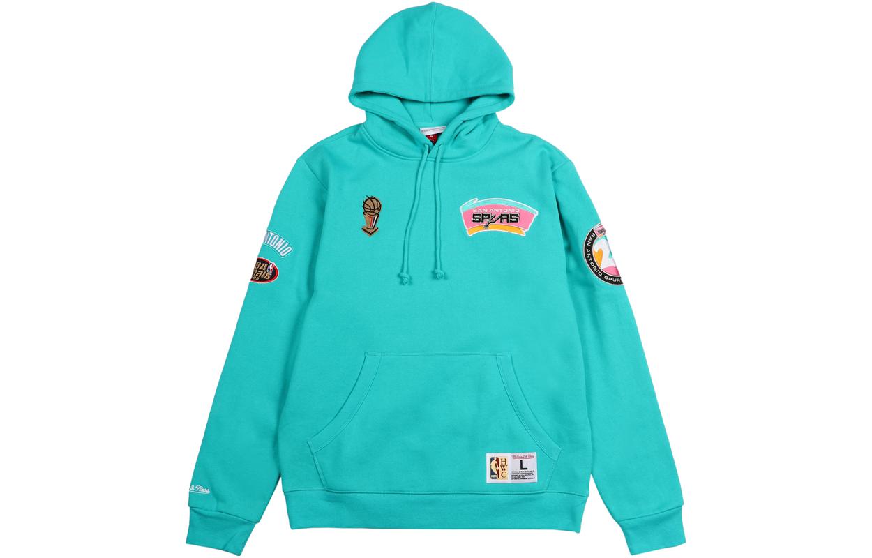 Mitchell Ness Mitchell & Ness Champ City White Hoodie Casual Graphic Pullover Sweater FPHD3236-MHEWHIT