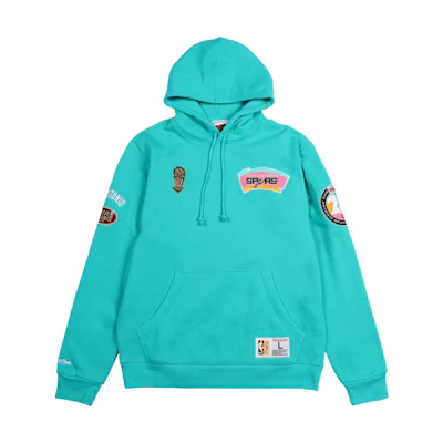 Mitchell Ness Mitchell & Ness Champ City White Hoodie Casual Graphic Pullover Sweater FPHD3236-MHEWHIT