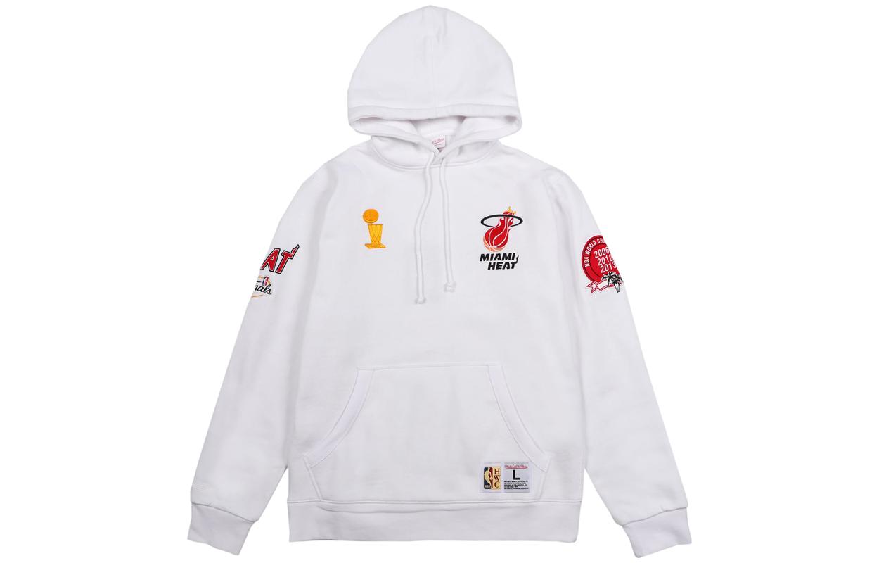 Mitchell Ness Mitchell & Ness Chicago Bulls All-Over Logo Hoodie Unisex Red FPHD4779-CBUYYPPPRED1
