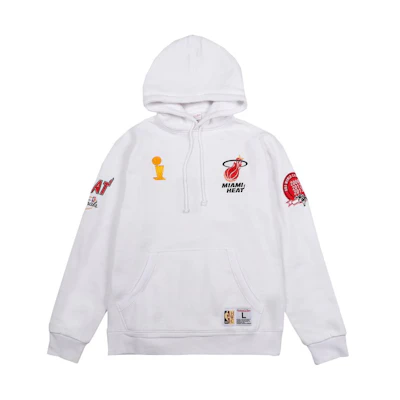 Mitchell Ness Mitchell & Ness Chicago Bulls All-Over Logo Hoodie Unisex Red FPHD4779-CBUYYPPPRED1
