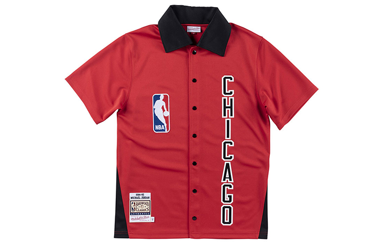 Mitchell Ness Mitchell & Ness Chicago Bulls 1984-85 Player Tee Red Casual Shirt. ASSHGS18508-CBURED184MJO