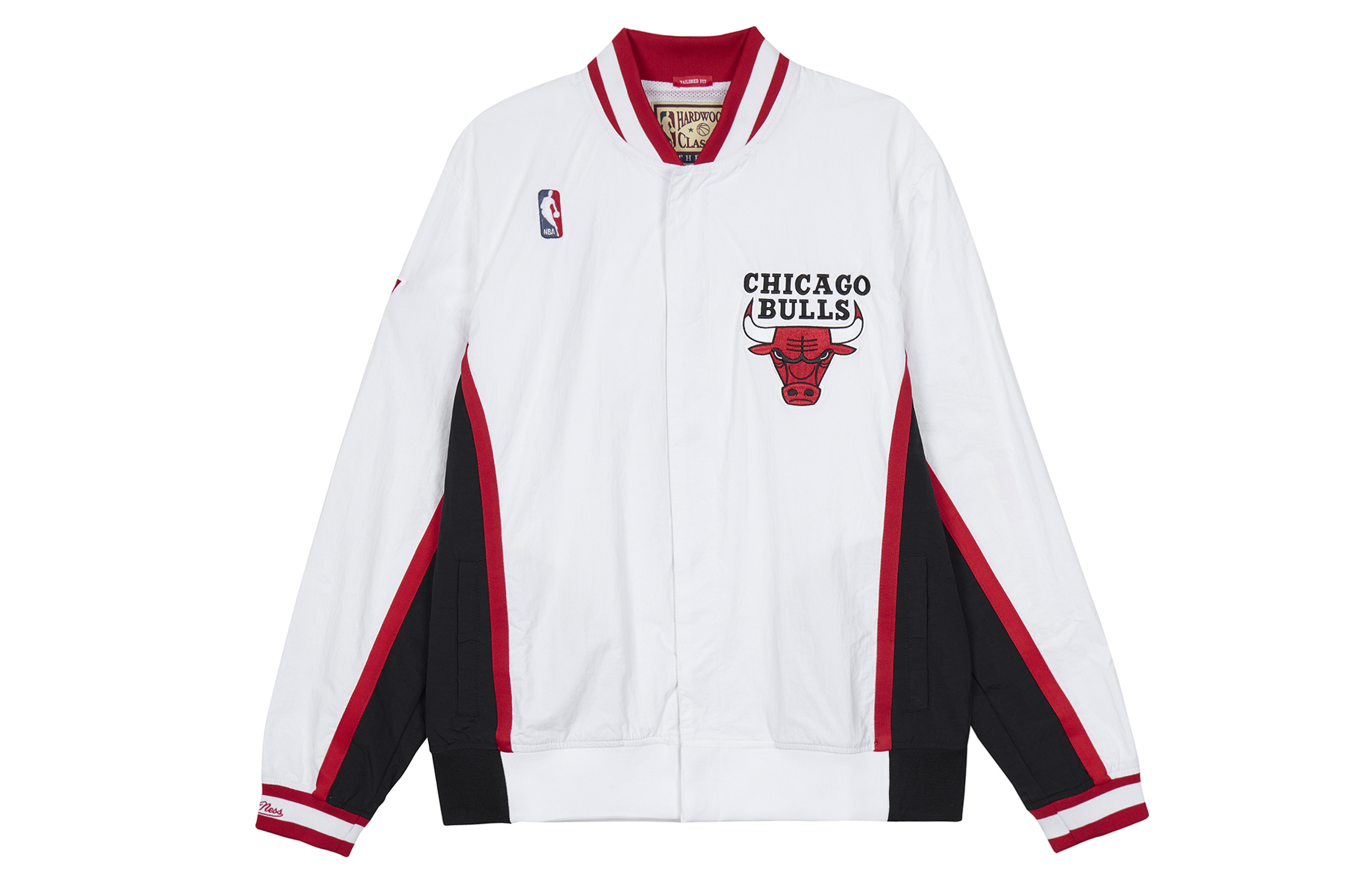Mitchell Ness Mitchell & Ness Chicago Bulls 50th Anniversary Retro Jacket White/Black Unisex AWJKCP19042-CBUWHBK96