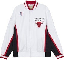Mitchell Ness Mitchell & Ness Chicago Bulls 50th Anniversary Retro Jacket White/Black Unisex AWJKCP19042-CBUWHBK96 Mitchell Ness Mitchell & Ness Chicago Bulls 50th Anniversary Retro Jacket White/Black Unisex AWJKCP19042-CBUWHBK96