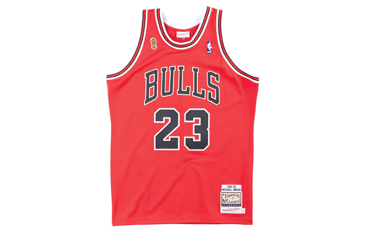 Order Mitchell & Ness Jersey Chicago Bulls Michael Jordan #23 Merah - Unisex AJY4GS18075-CBUSCAR95MJO