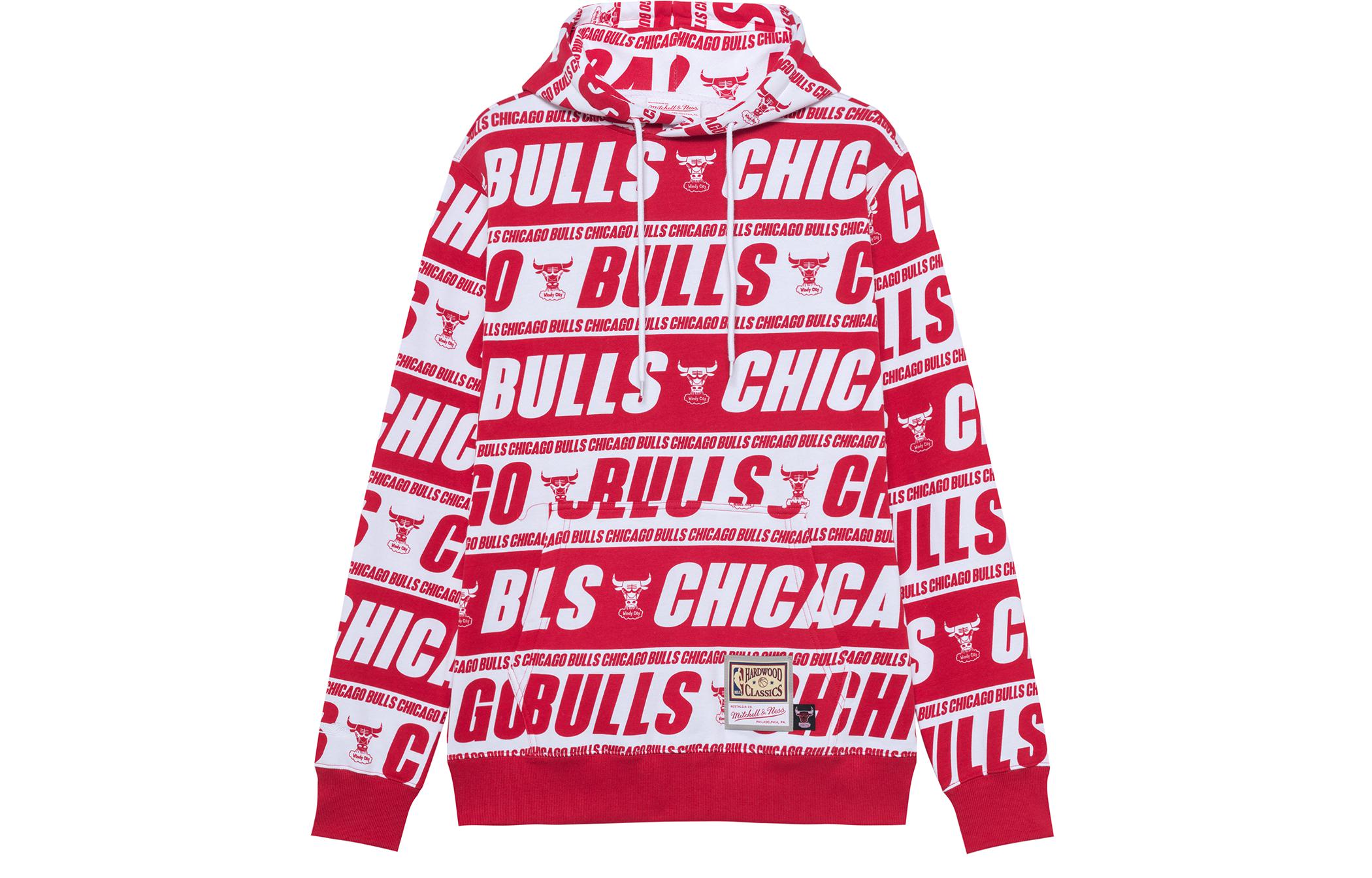 Mitchell Ness Mitchell & Ness Chicago Bulls Championship Red Hoodie Unisex BMPHBA19062-CBURED1