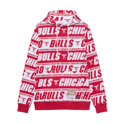 Mitchell Ness Mitchell & Ness Chicago Bulls Championship Red Hoodie Unisex BMPHBA19062-CBURED1