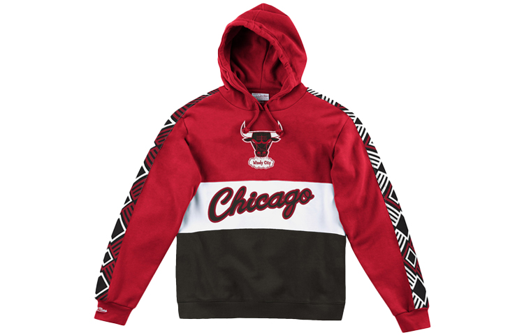 Mitchell Ness Mitchell & Ness Chicago Bulls Graffiti Hoodie Black男女款秋冬款 FPHD4771-CBUYYPPPBLCK