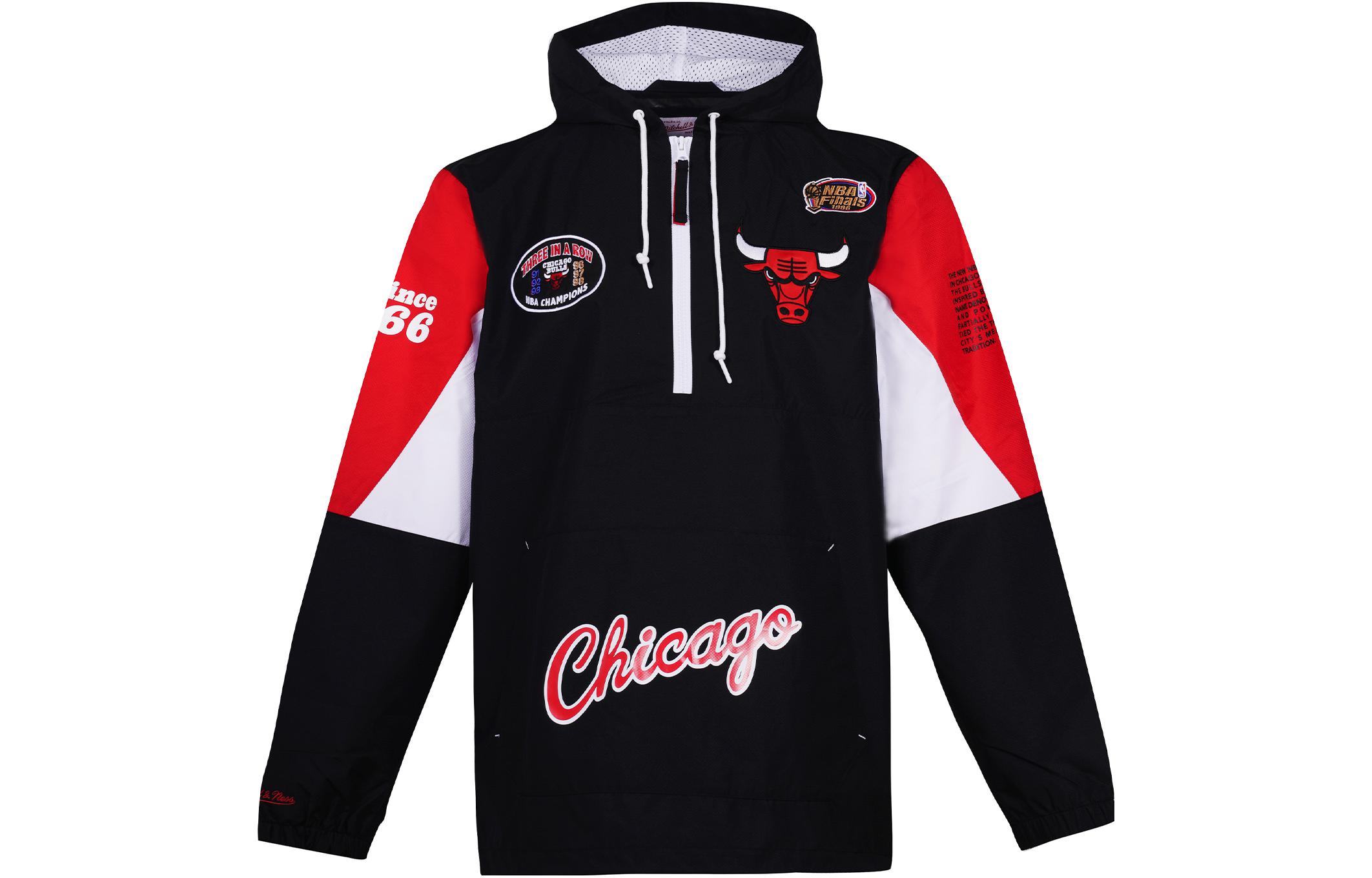 Mitchell Ness Mitchell & Ness Chicago Bulls Logo Graphic Pullover Sweatshirt Unisex Dark Gray BMFCSH22103-CBUDKGY