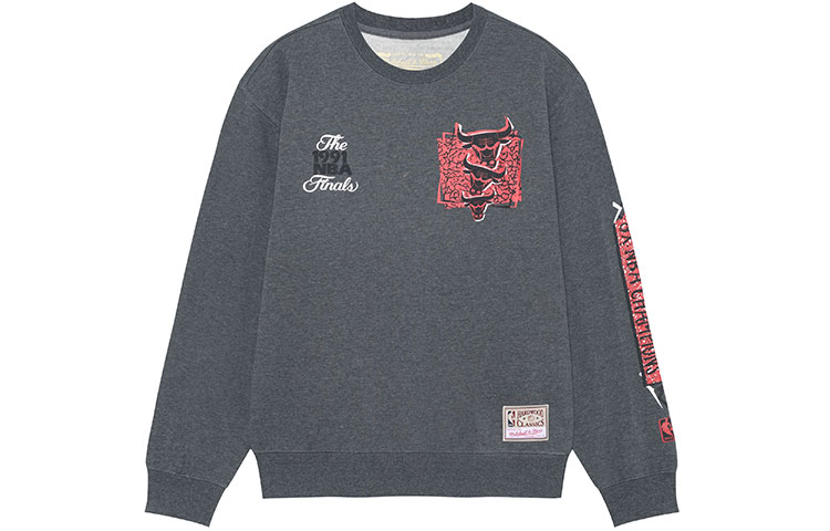 Mitchell Ness Mitchell & Ness Chicago Bulls Logo Hoodie Black () MN16H16-CHI