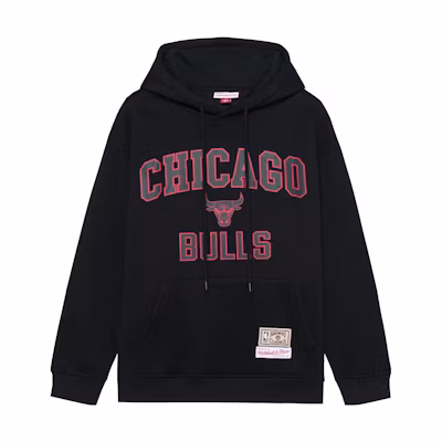 Mitchell Ness Mitchell & Ness Chicago Bulls Logo Hoodie Black/Brown Unisex Casual Style FPHD4782-CBUYYPPPBKTN