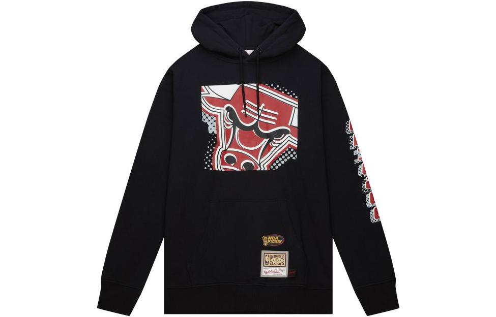 Mitchell Ness Mitchell & Ness Chicago Bulls Logo Patch Hoodie Zip Jacket Maroon Unisex OJZP3409-CBUYYPPPSCAR