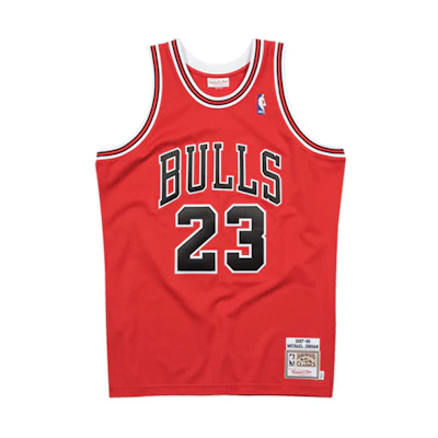 Mitchell Ness Mitchell & Ness Chicago Bulls Michael Jordan #23 Red 1997-98 Retro Jersey Unisex AJY4GS18399-CBUSCAR97MJO