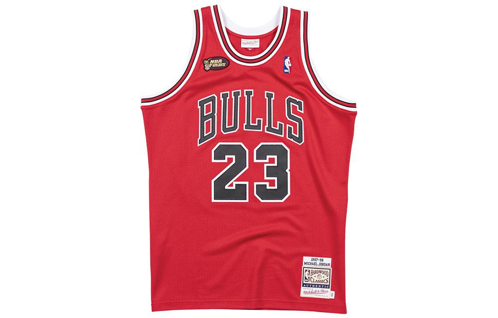 Order Mitchell & Ness Jersey Retro Chicago Bulls #23 Jordan Merah Unisex. AJY4CP19016-CBUUNRD97MJO