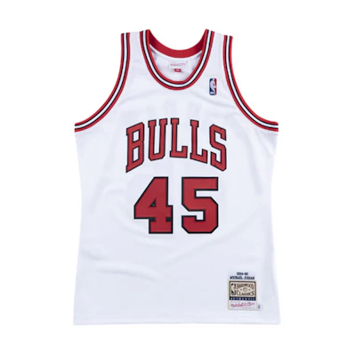 Mitchell Ness Mitchell & Ness Chicago Bulls White Basketball Jersey Loose Fit Tank Top. AJY4LG19007-CBUWHIT94MJO