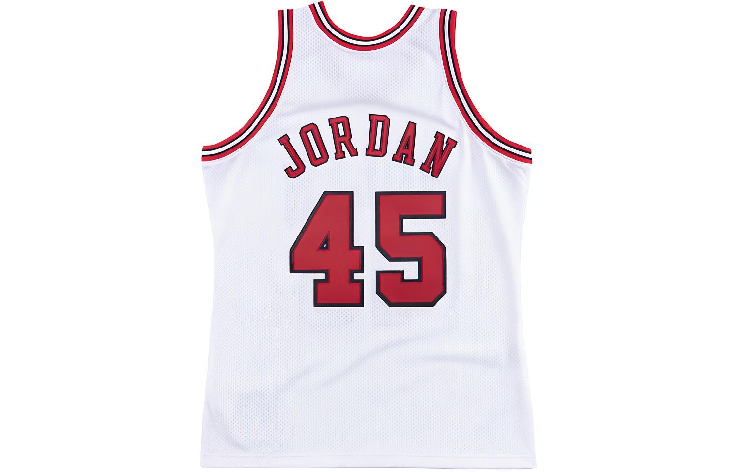 Mitchell Ness Mitchell & Ness Chicago Bulls White Basketball Jersey Loose Fit Tank Top. AJY4LG19007-CBUWHIT94MJO 圖 3