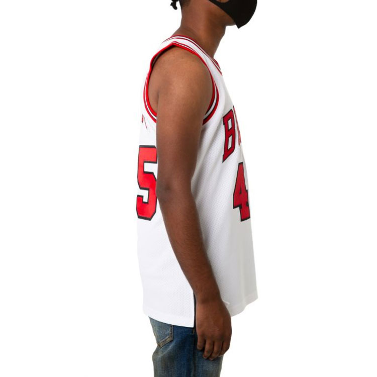 Mitchell Ness Mitchell & Ness Chicago Bulls White Basketball Jersey Loose Fit Tank Top. AJY4LG19007-CBUWHIT94MJO 圖 7