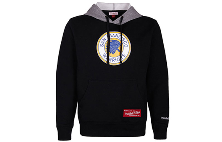 Mitchell Ness Mitchell & Ness Cleveland Cavaliers Retro Logo Hoodie Blue Unisex Sweater MN13L13-CLE