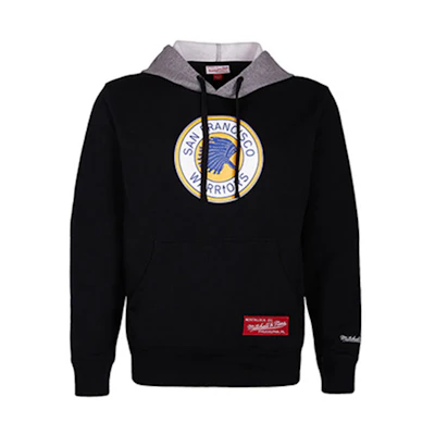 Mitchell Ness Mitchell & Ness Cleveland Cavaliers Retro Logo Hoodie Blue Unisex Sweater MN13L13-CLE