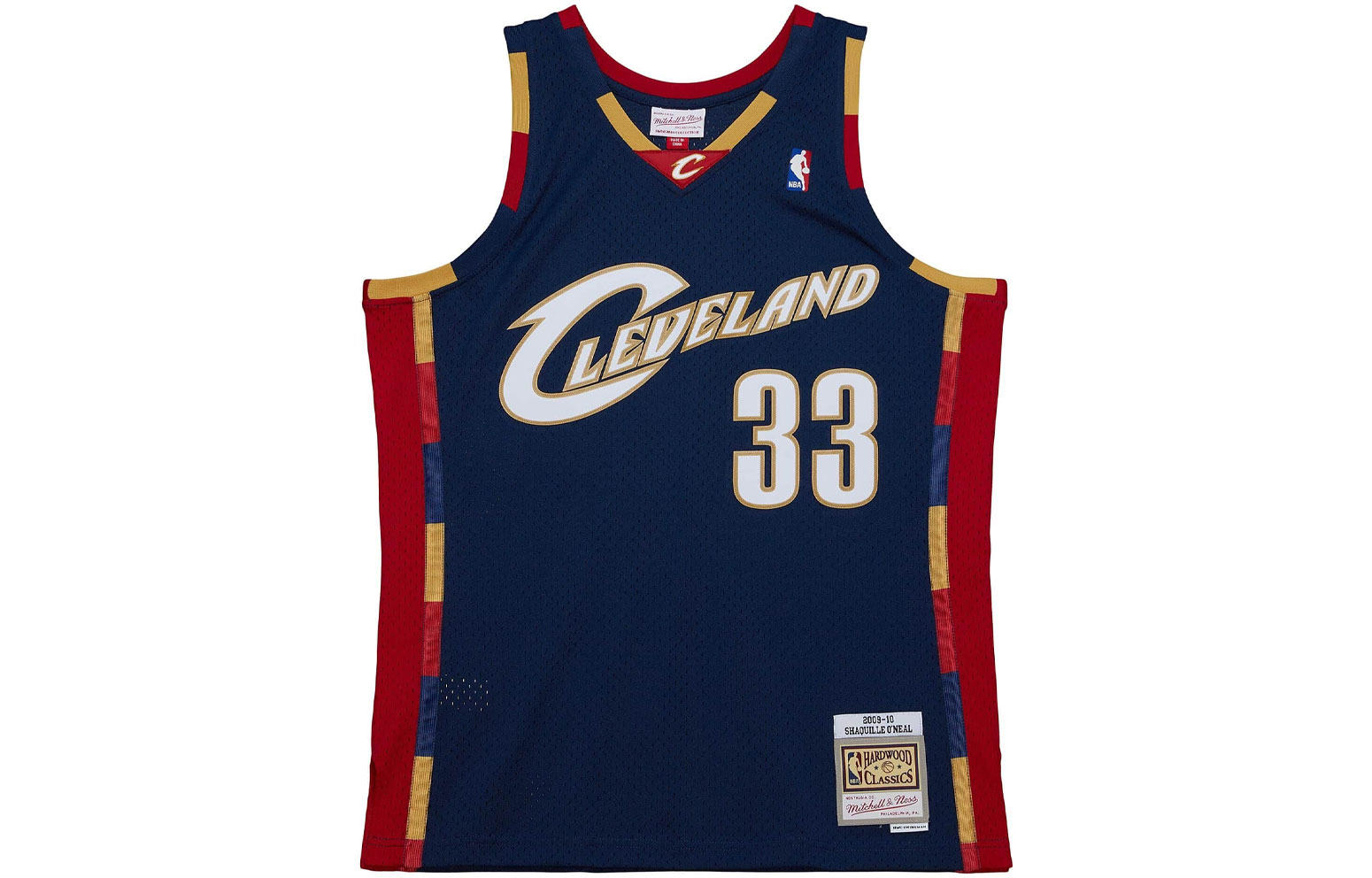 Buy Mitchell Ness Mitchell & Ness Cleveland Cavaliers Shaquille O'Neal #33 Blue Basketball Jersey Men. SMJY5604-CCA09SONNAVY