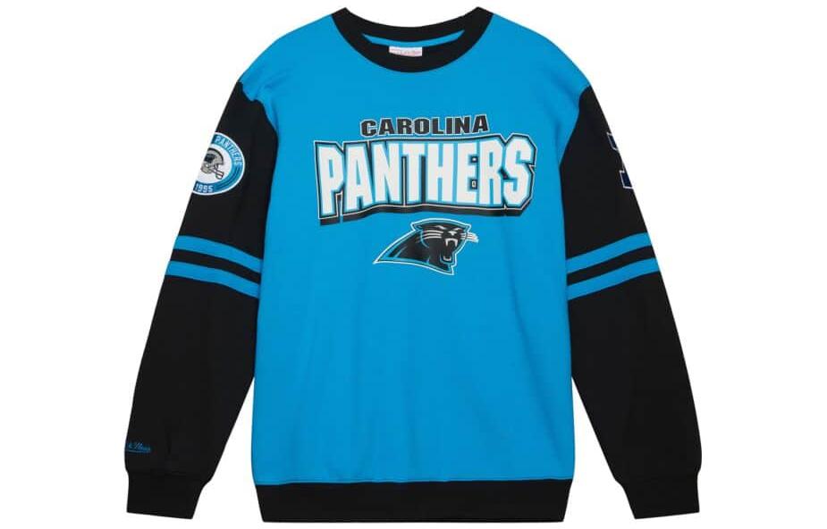 Mitchell Ness Mitchell & Ness Colorblock Casual Crewneck Sweatshirt Unisex White FCNKEY18066-MNNWHIT