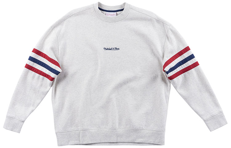 Mitchell Ness Mitchell & Ness Colorblock Crewneck Sweatshirt Brown - FCPO5512-BRAYYPPPBLCK