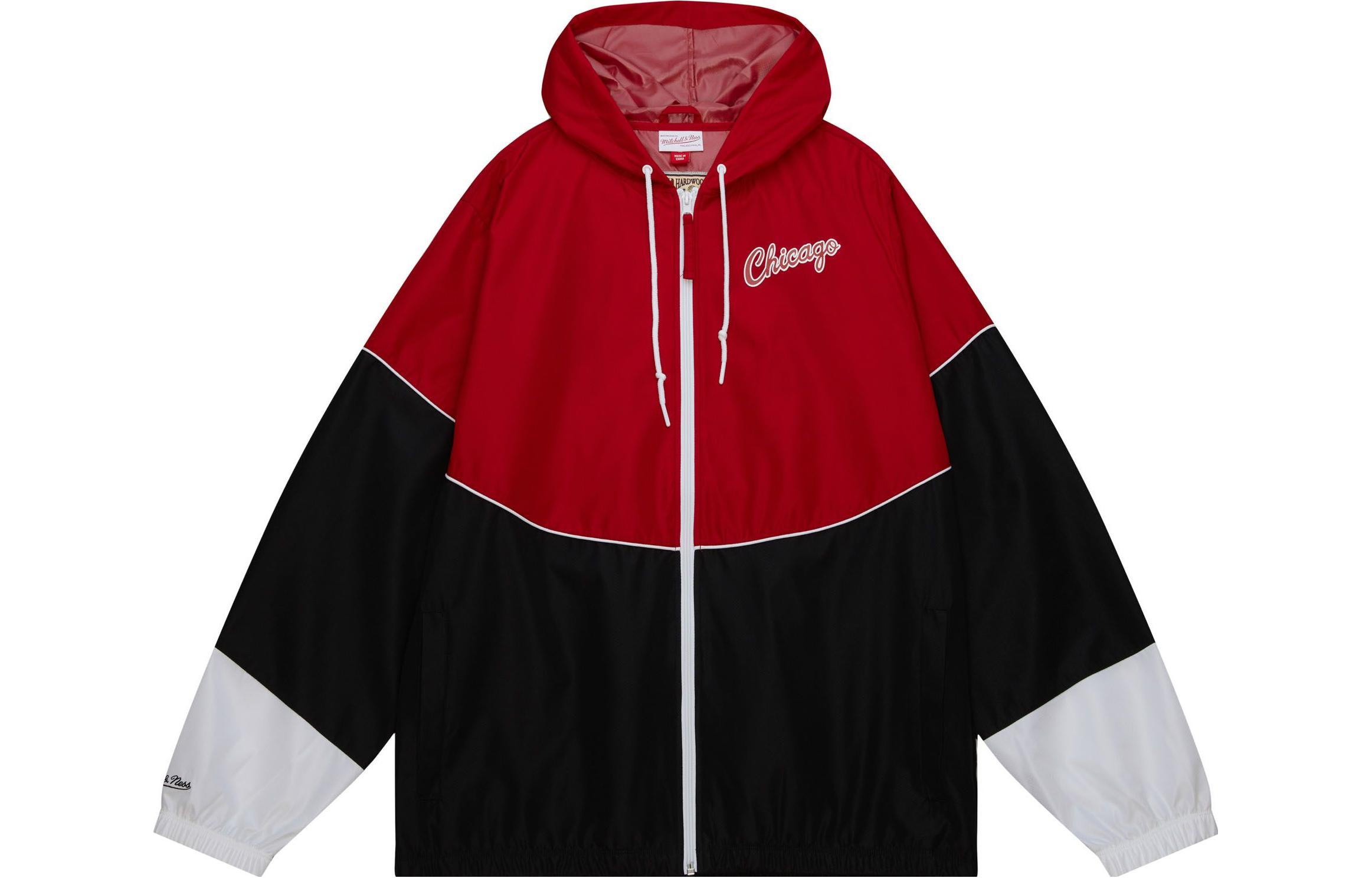 Mitchell Ness Mitchell & Ness Colorblock Hoodie Jacket Green OJPO1038-PEAYYPPPDKGN