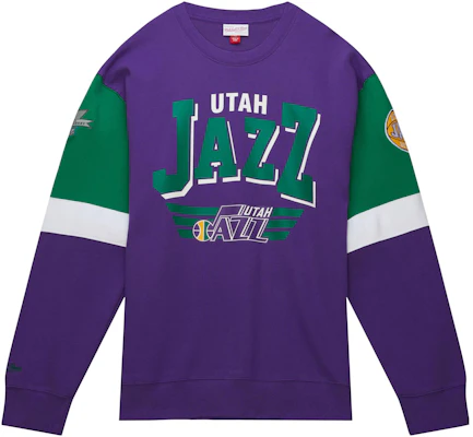 Mitchell & Ness 紫色拼色字母圆领卫衣 FCPO5512-UJAYYPPPPURP Buy Mitchell & Ness 紫色拼色字母圆领卫衣 FCPO5512-UJAYYPPPPURP