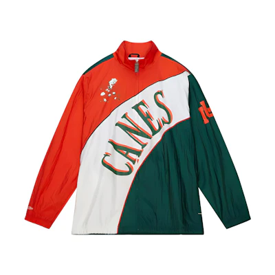 Mitchell Ness Mitchell & Ness Colorblock Letter Print Track Jacket Red/Blue Mens OJZP5517-NYGYYPPPMTWH