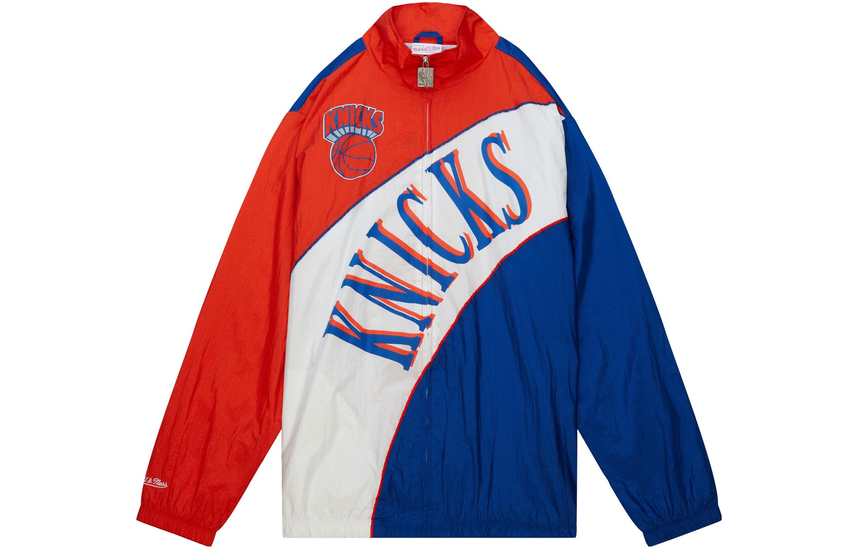 Mitchell Ness Mitchell & Ness Colorblock Letter Print Hoodie Colorblock Design FPHD6293-MNSYYPPPGNGY