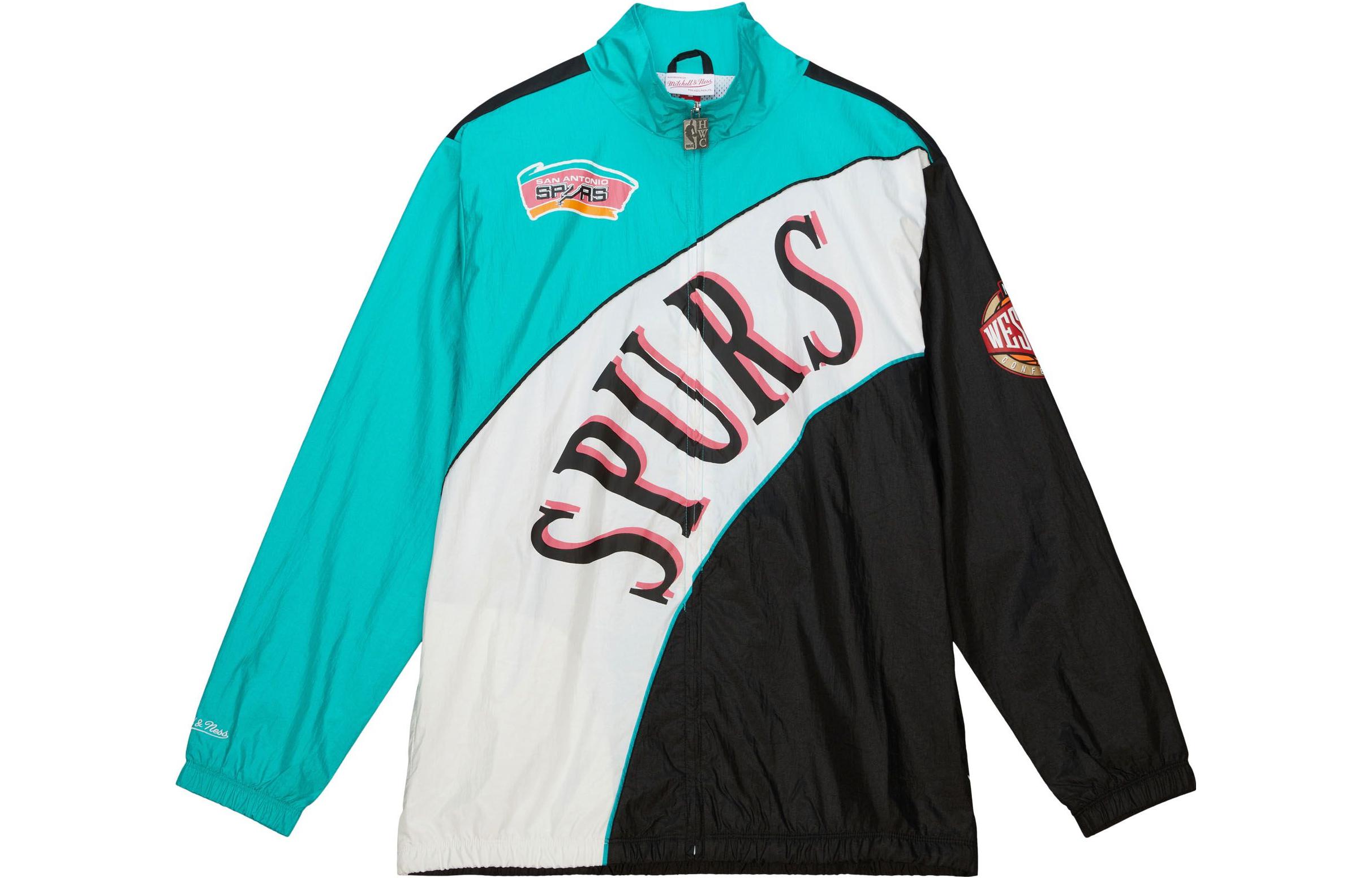 Mitchell Ness Mitchell & Ness Colorblock Letter Pullover Hoodie Unisex Black Orange FNNP3417-PSU96SNABKOR