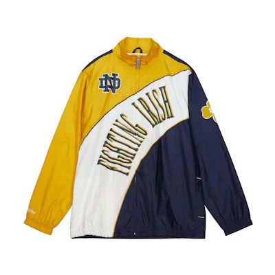 Mitchell Ness Mitchell & Ness Colorblock Logo Crewneck Sweatshirt Black FCPO5512-PEAYYPPPBLCK