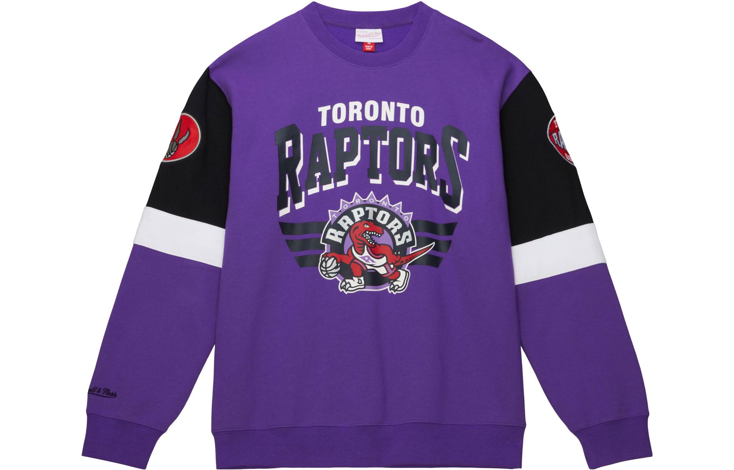 Mitchell Ness Mitchell & Ness Colorblock Logo Print Full-Zip Jacket Blue - Long Sleeve OJZP5517-NEPYYPPPMTWH