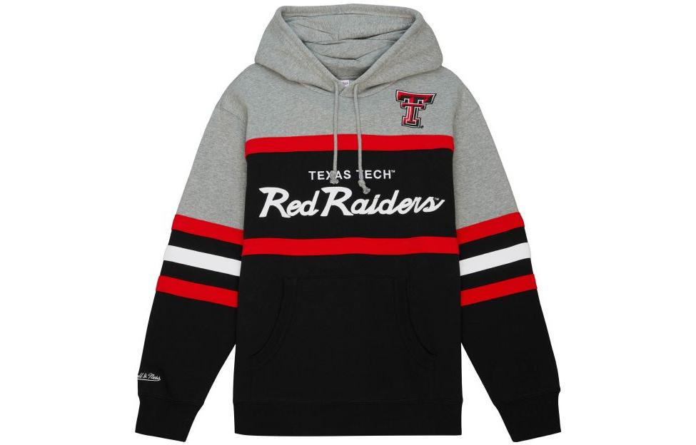 Mitchell Ness Mitchell & Ness Colorblock Logo Print Hoodie Yellow () FPHD6293-PPEYYPPPBKGD