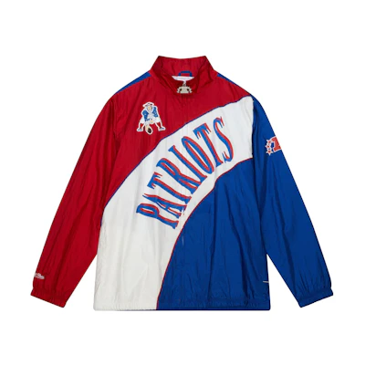 Mitchell Ness Mitchell & Ness Colorblock Logo Print Hoodie FPHD6293-TTUYYPPPBKGY