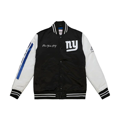 Mitchell Ness Mitchell & Ness Colorblock Loose Fit Hooded Zip Jacket OJZP5520-DCOYYPPPBKBL