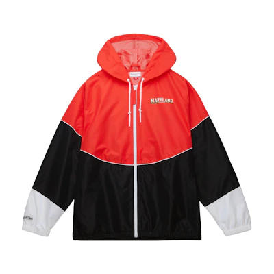 Mitchell Ness Mitchell & Ness Colorblock Oversized Hoodie Jacket Black/Brown OJZP5520-CBRYYPPPBLCK