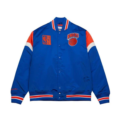Mitchell Ness Mitchell & Ness Colorblock Stand Collar Jacket Multicolor Jacket OJZP3414-LALYYPPPMTWH