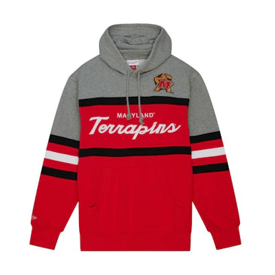 Mitchell Ness Mitchell & Ness Colorblock Striped Print Crewneck Sweatshirt Navy Blue FCPO5512-DCOYYPPPNAVY