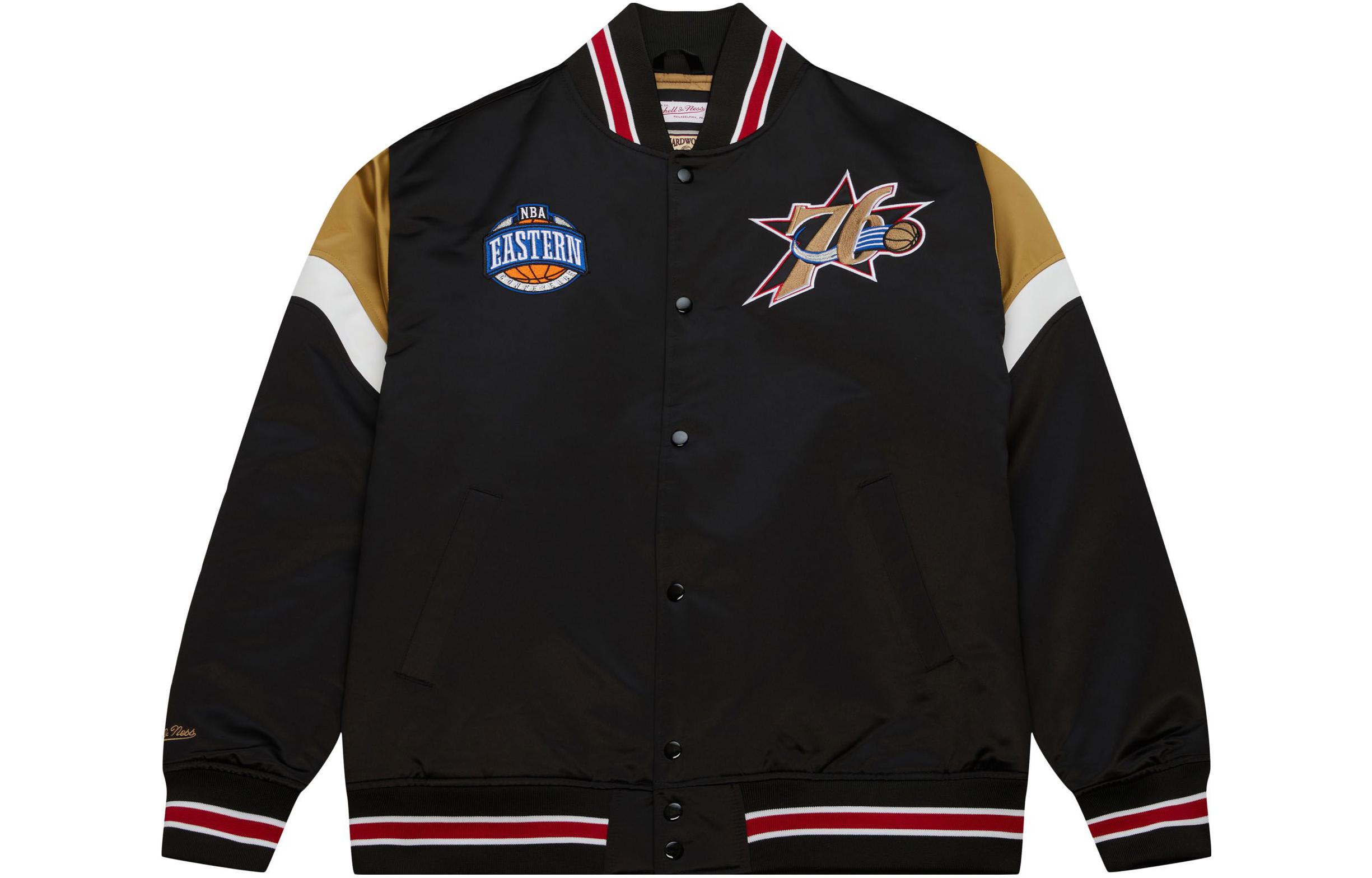 Mitchell Ness Mitchell & Ness Colorblock Striped Zip Jacket Blue OJZP1224-DBRYYPPPROYA