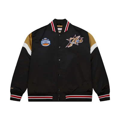Mitchell Ness Mitchell & Ness Colorblock Striped Zip Jacket Blue OJZP1224-DBRYYPPPROYA