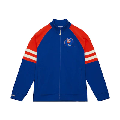 Mitchell Ness Mitchell & Ness Colorblock Zip Hoodie Jacket Red OJZP5520-CBHYYPPPBKRD