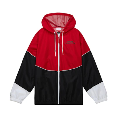 Mitchell Ness Mitchell & Ness Colorblock Zip-Up Hoodie Jacket Loose-Fit Long Sleeve OJZP1031-SSUYYPPPDKGN