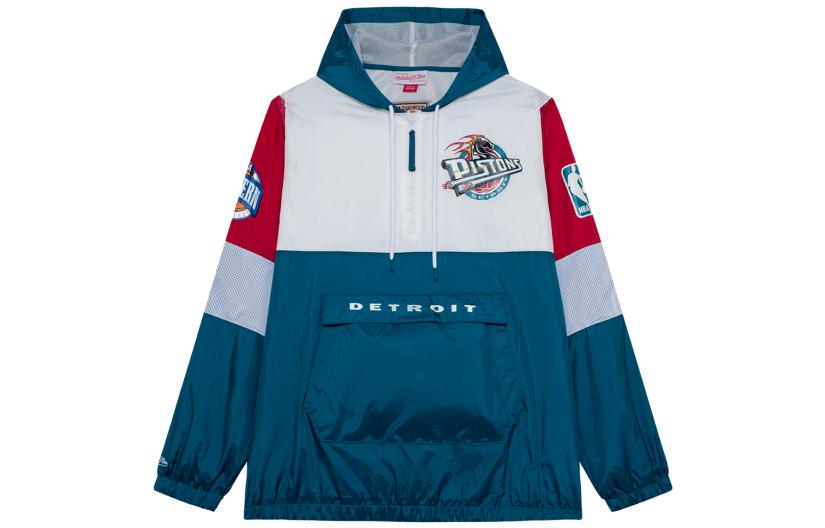 Mitchell Ness Mitchell & Ness Donald Duck Embroidered Logo V-Neck Long Sleeve Jacket White Men OJBF4986-MIAYYPPPWHIT