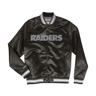 Mitchell Ness Mitchell & Ness Double Clutch Satin Jacket San Francisco 49ers Black Mens OJBF3397-SF4YYPPPBLCK