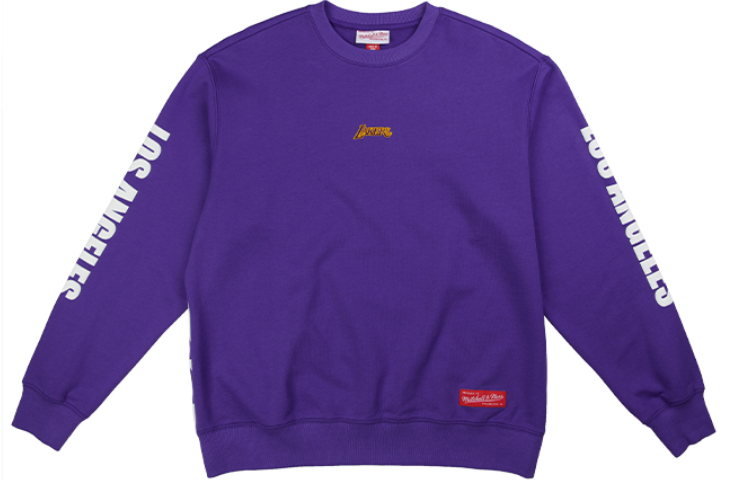 Mitchell Ness Mitchell & Ness Embroidered Graphic Hoodie Black Long-Sleeve Pullover FPHD4987-SF4YYPPPBLCK