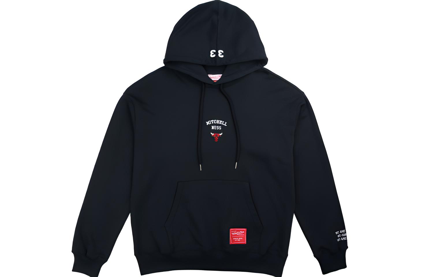 Mitchell Ness Mitchell & Ness Embroidered Hoodie Chicago Bulls Unisex Red/Black FPZP3422-CBUYYPPPRDBK