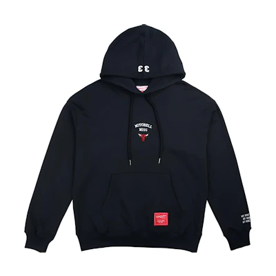 Mitchell Ness Mitchell & Ness Embroidered Hoodie Chicago Bulls Unisex Red/Black FPZP3422-CBUYYPPPRDBK
