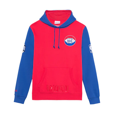 Mitchell Ness Mitchell & Ness Embroidered Logo Colorblock Crewneck Sweatshirt Green Mens FCNKEY18090-MNNDKGN
