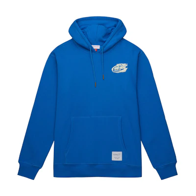 Mitchell Ness Mitchell & Ness Essential Graphic Logo Hoodie Letter Print Pullover BMFP5535-MNNYYPPPBLCK