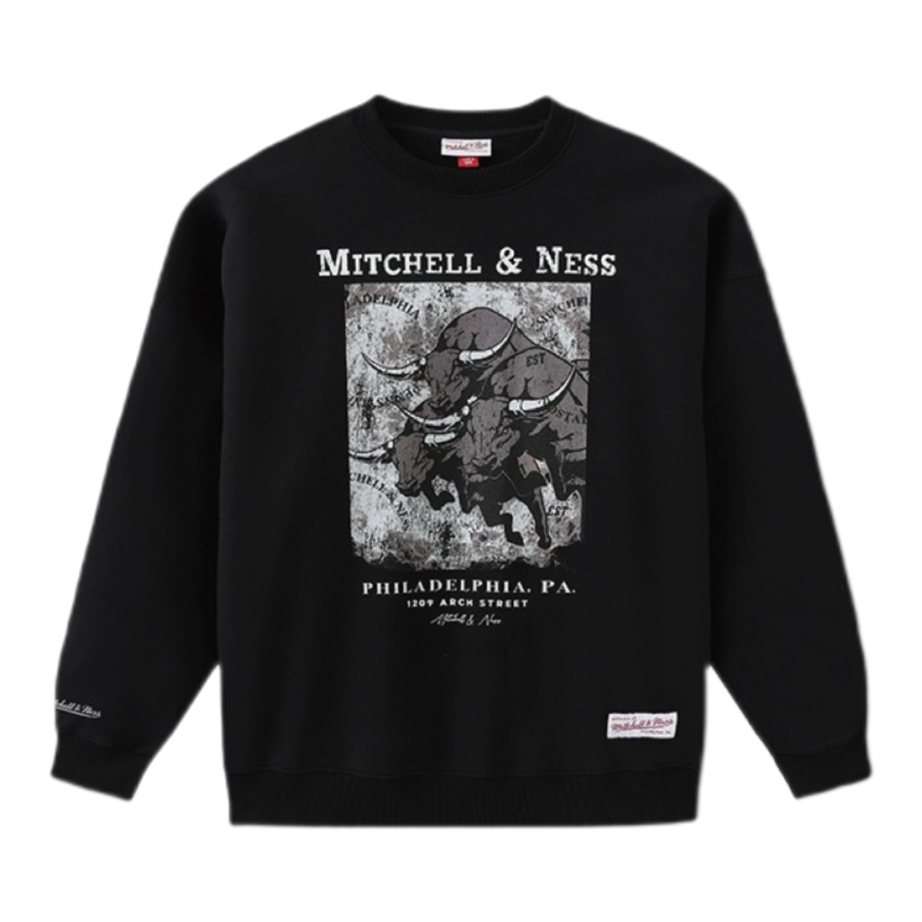 Mitchell Ness Mitchell & Ness FTTB Satin Jacket San Francisco 49ers Letterman Bomber - SJKT6474-SF4YYPPPBLCK